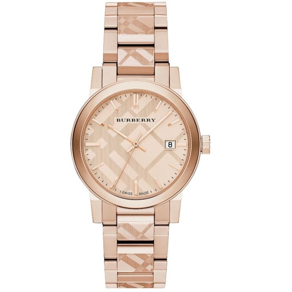 Burberry Rose Gold Stainless Steel Watch BU9039